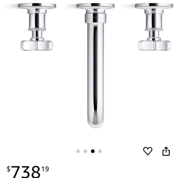 Modern Chrome Wall-Mounted Faucet